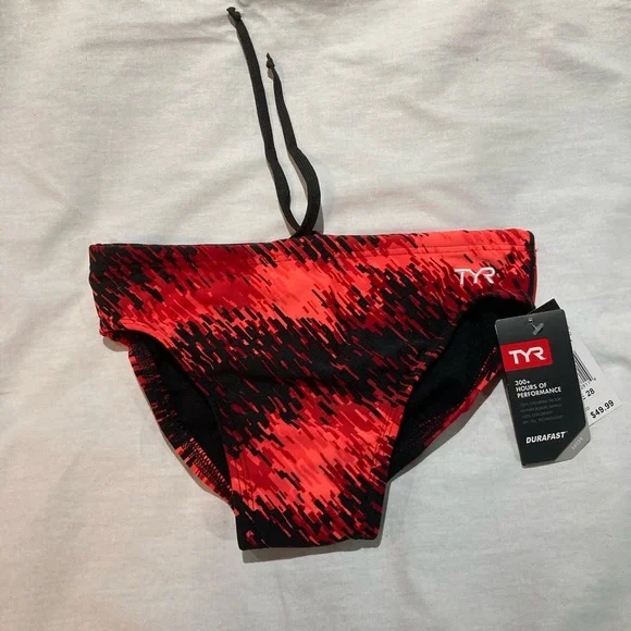 Tyr Racer Durafast Perseus Racer swim brief. Size 28, NWT! $49.99!